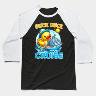 Duck Cruise Funny Family Cruising gift for boys girls kids Baseball T-Shirt